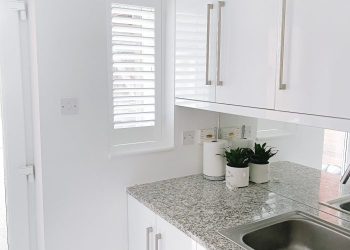 White Kitchen Shutter